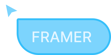 Cursor with speech bubble saying Framer